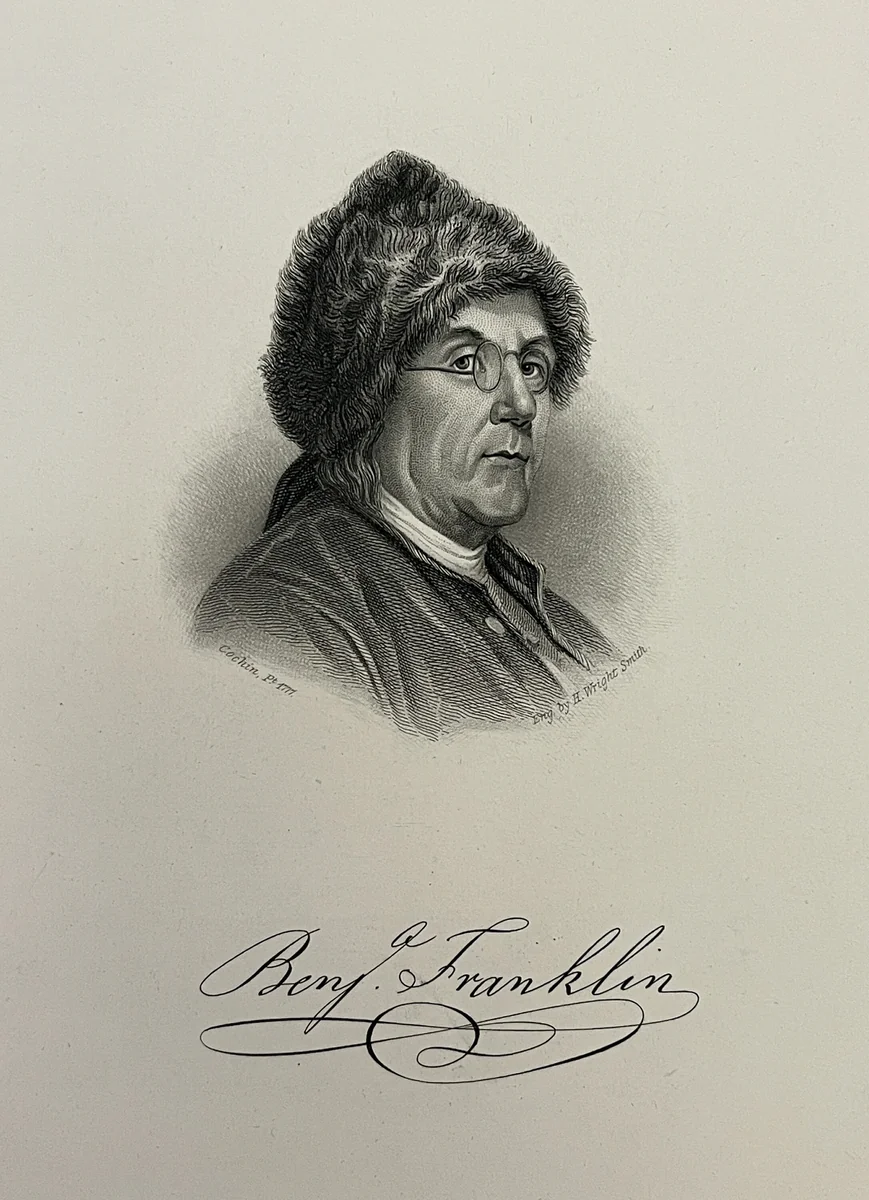 Benjamin Franklin by Henry Wright Smith, other, 1800-1899