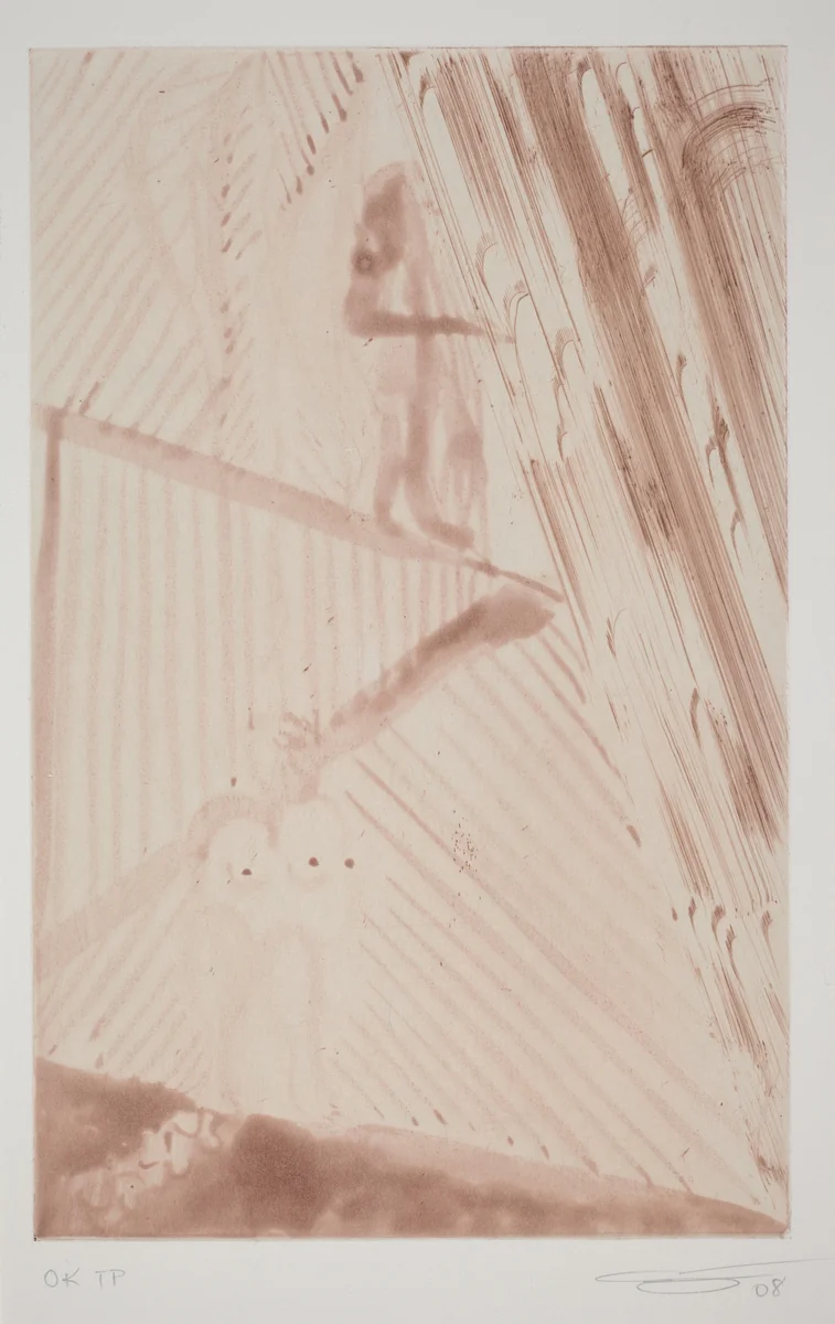 Rainbow - Brown Bathers by Chris Ofili, print, 2008