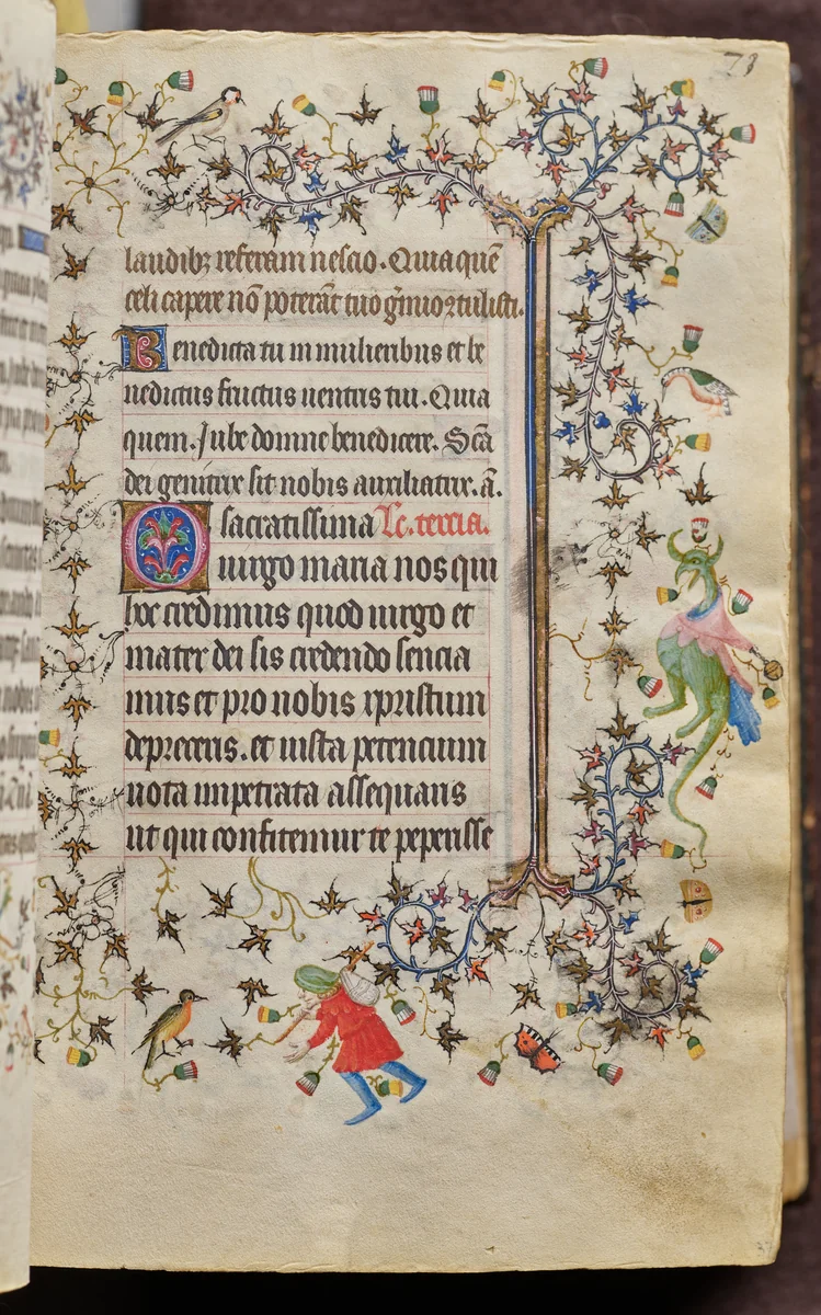 Hours of Charles the Noble, King of Navarre (1361-1425): fol. 37r, Text by Master of the Brussels Initials and Associates, book, 1400-1410