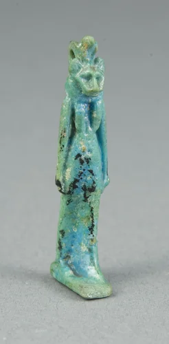 Amulet of the Goddess Sekhmet by Egyptian, metalwork, -1050--664