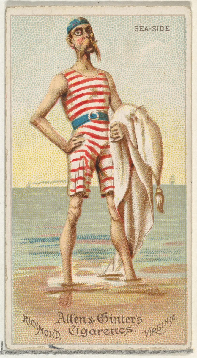 Sea-Side, from World's Dudes series (N31) for Allen & Ginter Cigarettes by Allen & Ginter, print, 1888