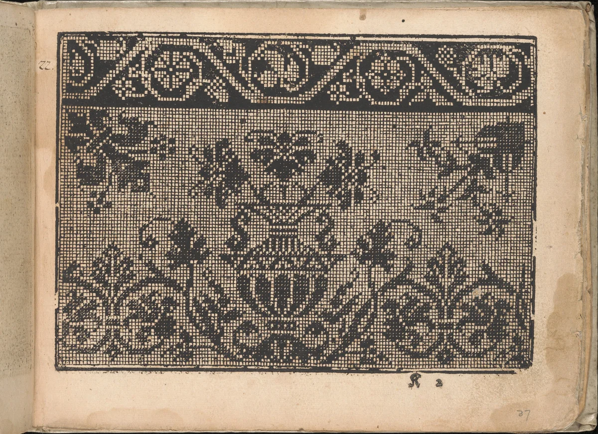 Neu künstlich Modelbuch (page 37r) by Bernhard Jobin, book, 1598