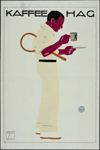 Kaffee Hag by Ludwig Hohlwein, design, 1913