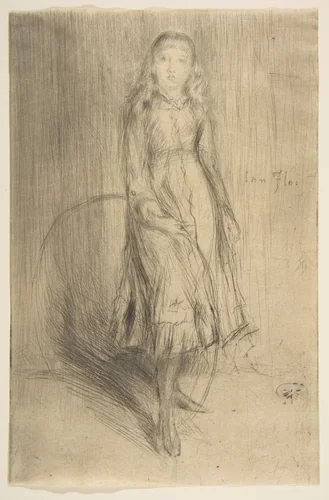 Florence Leyland by James McNeill Whistler, print, 1873