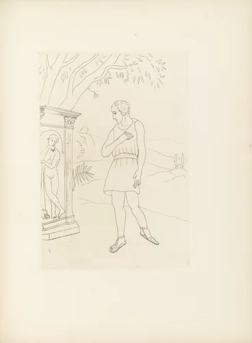 Untitled (plate, folio 15) from Ten Sonnets by Othon Coubine, illustrated book, 1924