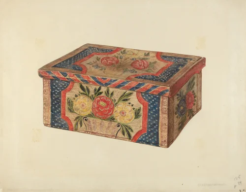 Utility Box by Christabel Scrymser, index of american design, 1939