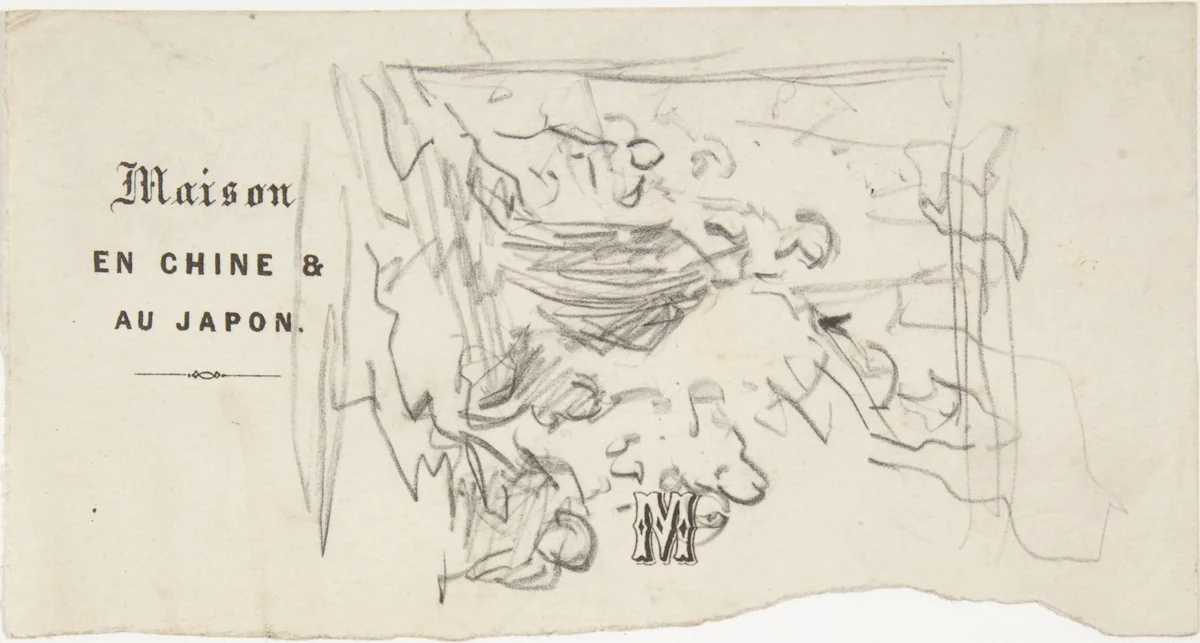 Figure composition by Narcisse Virgile Diaz de la Peña, drawing, 1820-1876