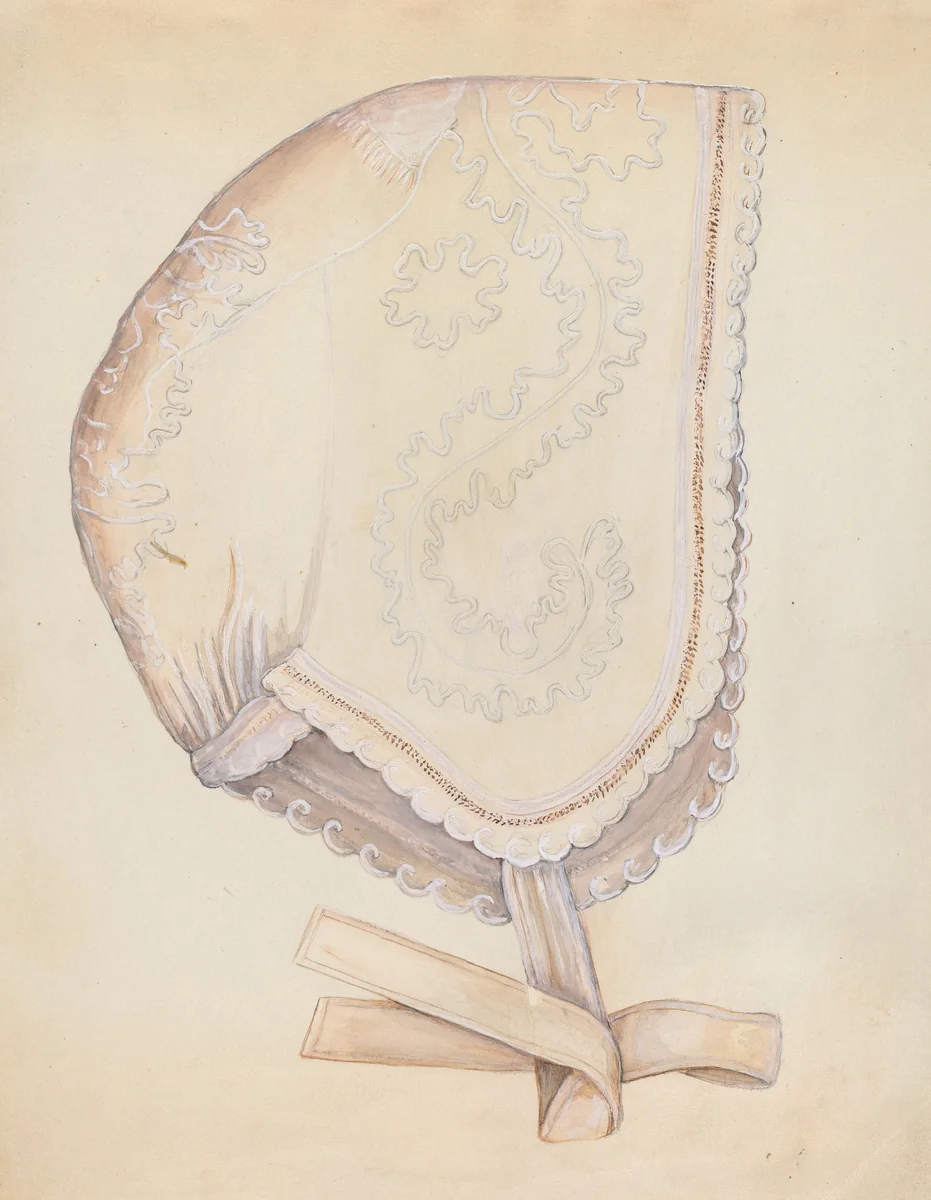 Lady's Cap by Edna Crenshaw Rex, index of american design, 1937