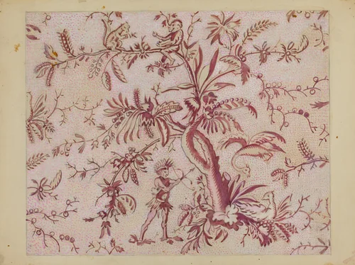 Block Print by George Loughridge, index of american design, 1936