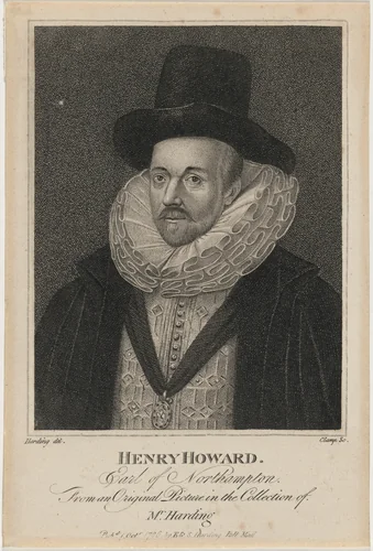Henry Howard, Earl of Northampton by R. Clamp; Sylvester Harding; Edward Harding, print, 1796