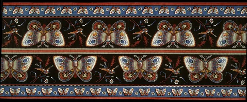 Panel (Furnishing Fabric) by Lancaster Prints, textile, 1856