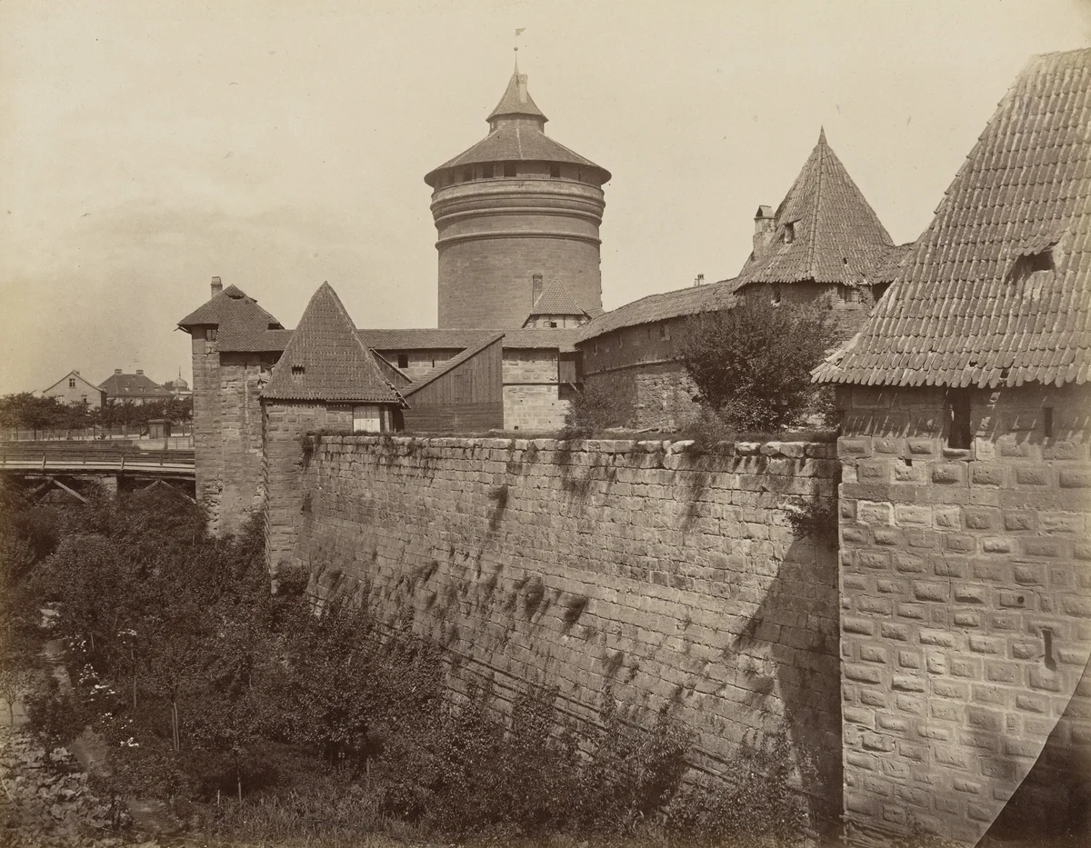 Splittler Gate, Nuremberg by Johann Hahn, photograph, 1871