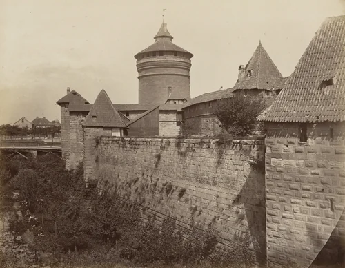 Splittler Gate, Nuremberg by Johann Hahn, photograph, 1871