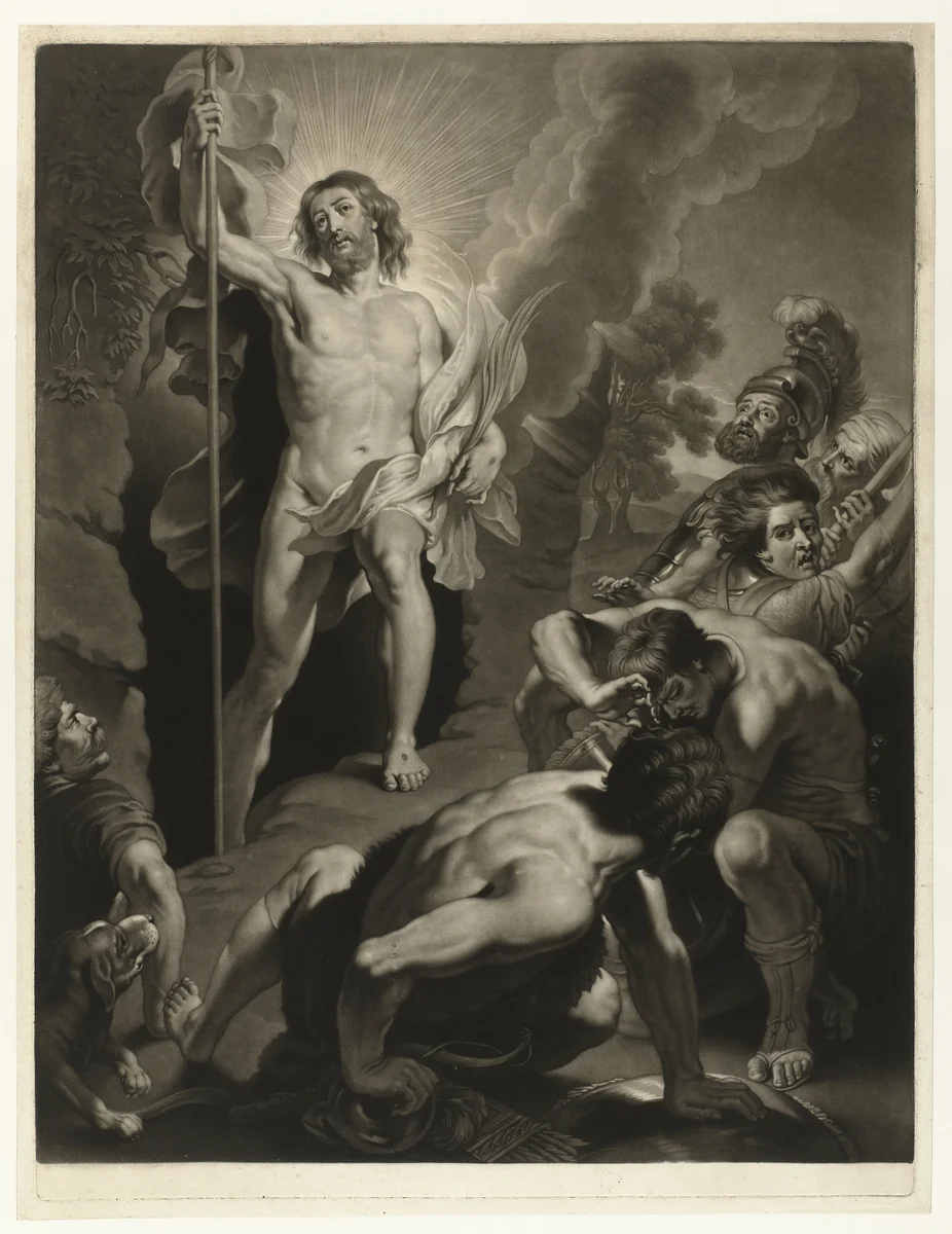 Opstanding by Charles Howard Hodges, print, 1807