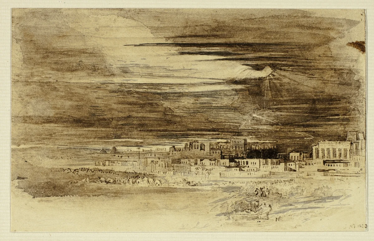 The Destroying Angel by John Martin, painting, 1833