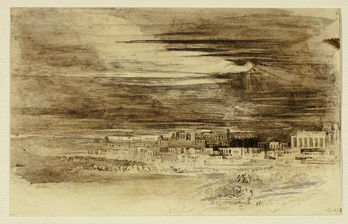 The Destroying Angel by John Martin, painting, 1833