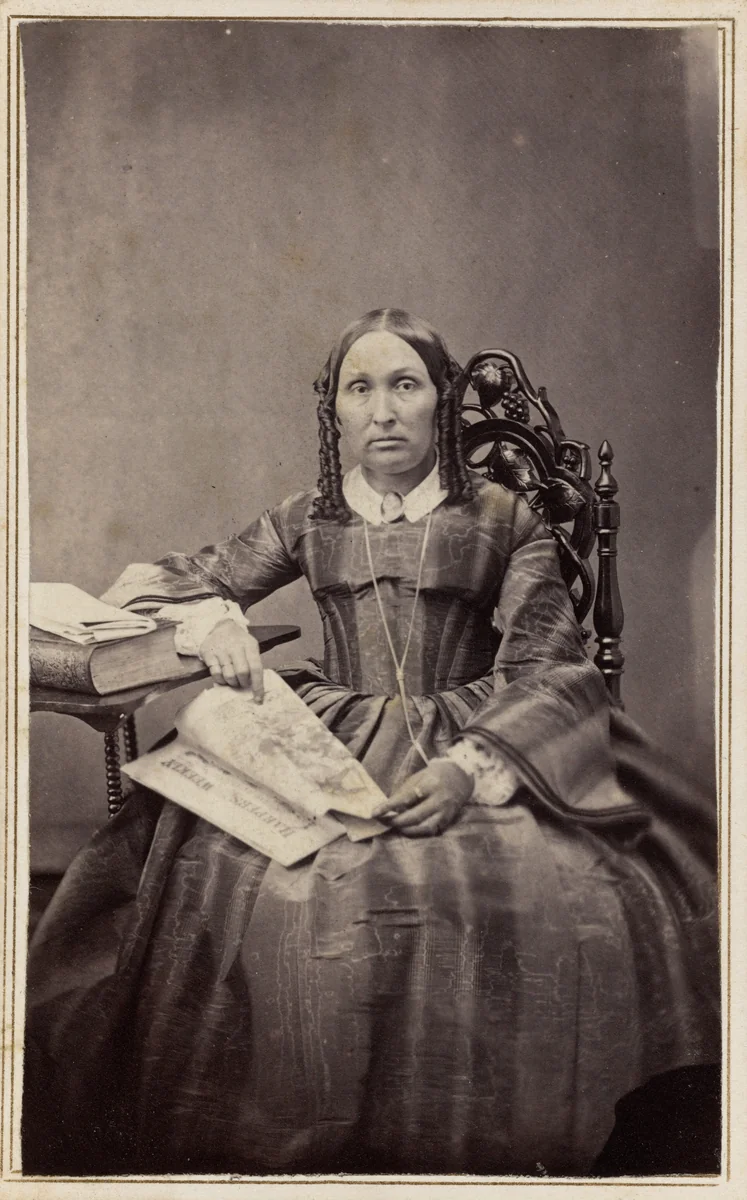 Portrait of a Woman by Henrietta M. Hart, photograph, 1860-1869