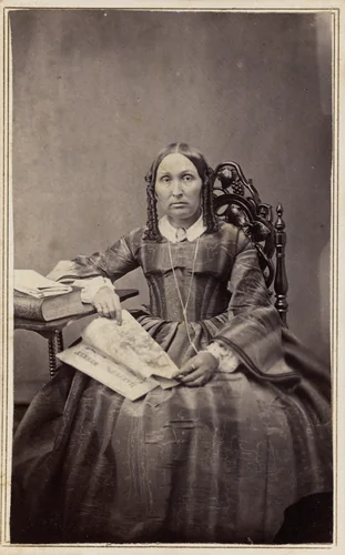 Portrait of a Woman by Henrietta M. Hart, photograph, 1860-1869