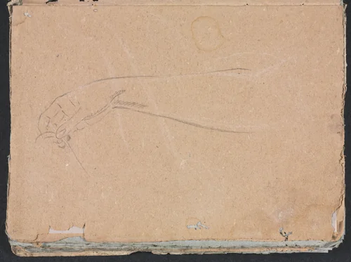 Verona Sketchbook: Right hand (page 3) by Francesco Lorenzi, book, 1760