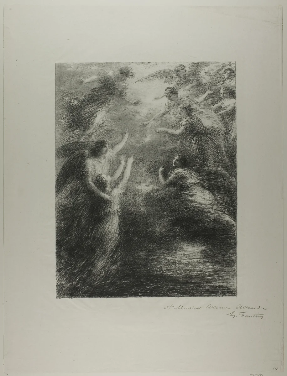 Paradise and the Peri: Finale by Henri Fantin-Latour, print, 1893