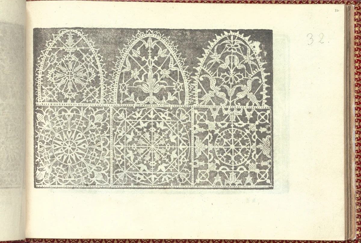Corona delle Nobili et Virtuose Donne: Libro I-IV, page 32 (recto) by Cesare Vecellio, book, 1601