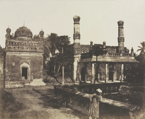 Mosque, Madras by Frederick Fiebig, photograph, 1851-1852