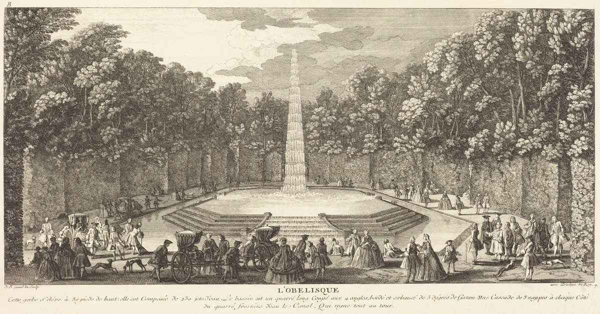 L'Obelisque by Jean-Baptiste Rigaud, print, 1681-1812
