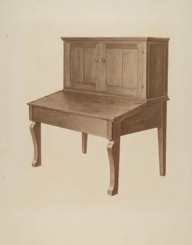 Writing Desk by Joe Brennan; Jesus Pena, index of american design, 1940