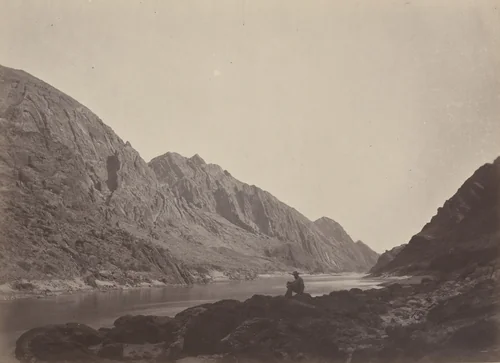 Iceberg Canyon, Colorado River, Looking Above by Timothy O'Sullivan, photograph, 1871