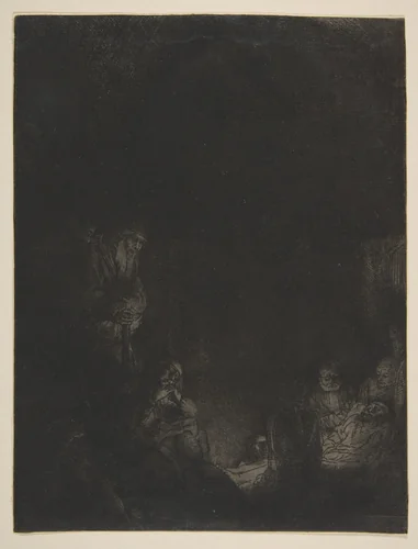 The Entombment by Rembrandt van Rijn, print, 1649-1659