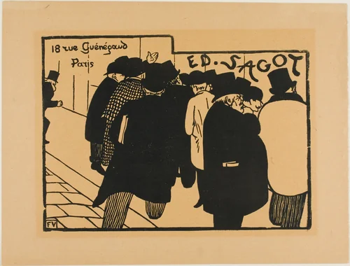 Print Fanciers by Félix Edouard Vallotton, print, 1892