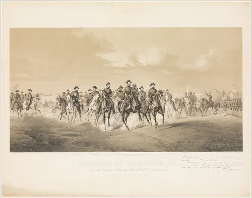 Sherman at Savannah, Georgia by Otto Botticher, print, 1865