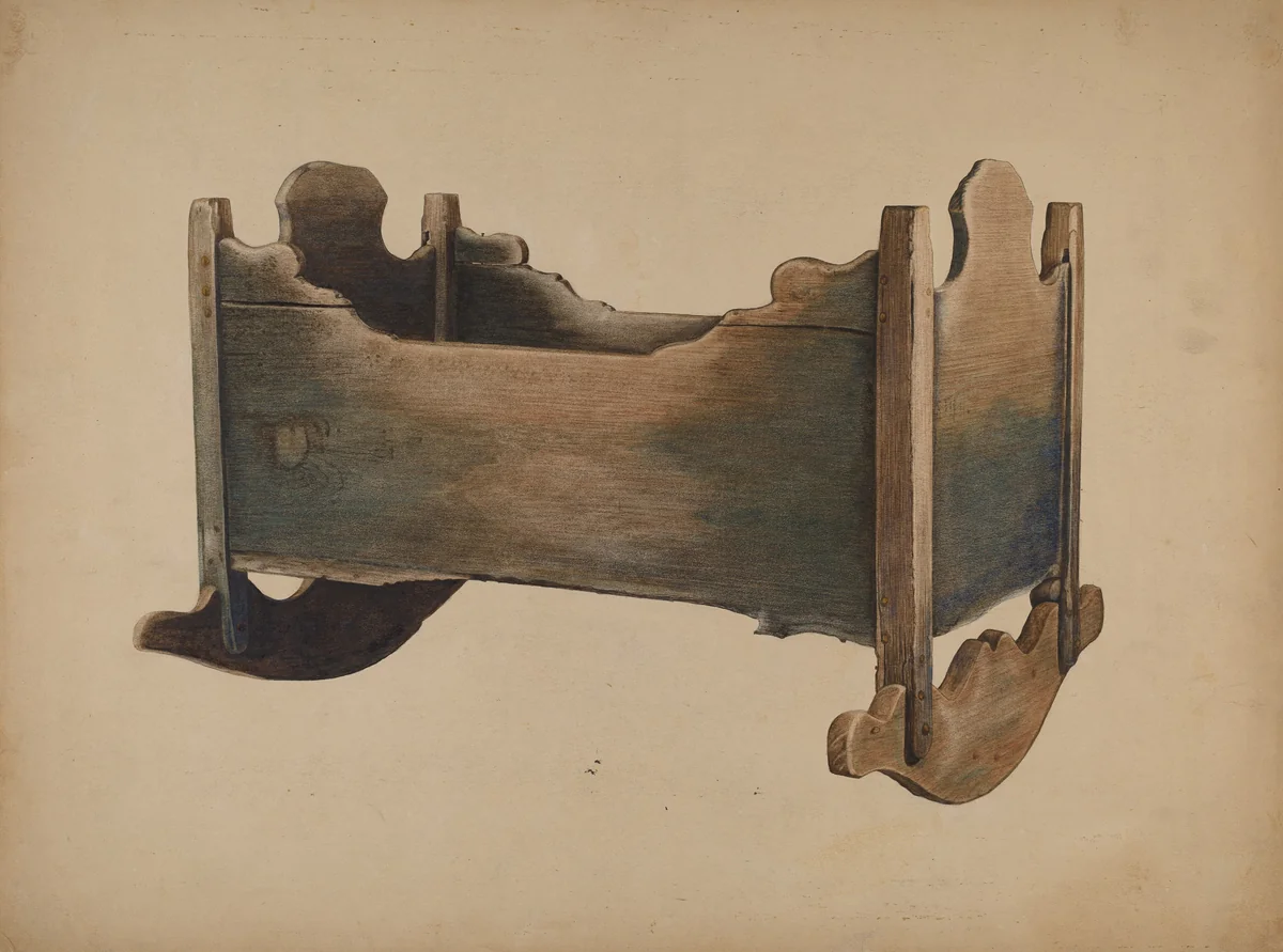 Baby Cradle by Harley Kempter
Bruce Gentry, index of american design, 1940