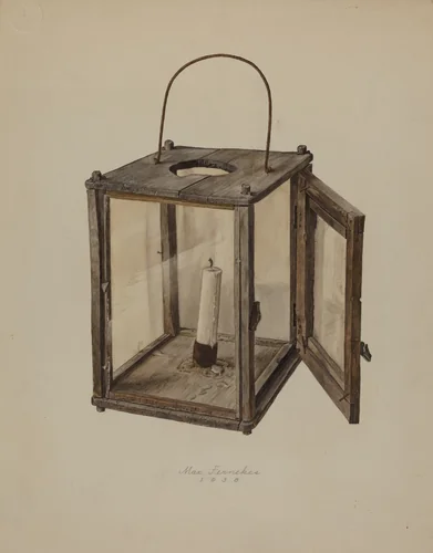 Candle Lantern by Max Fernekes, index of american design, 1938