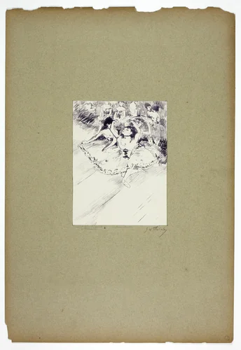 Ballet Practice by Georges-William Thornley, print, 1889-1890