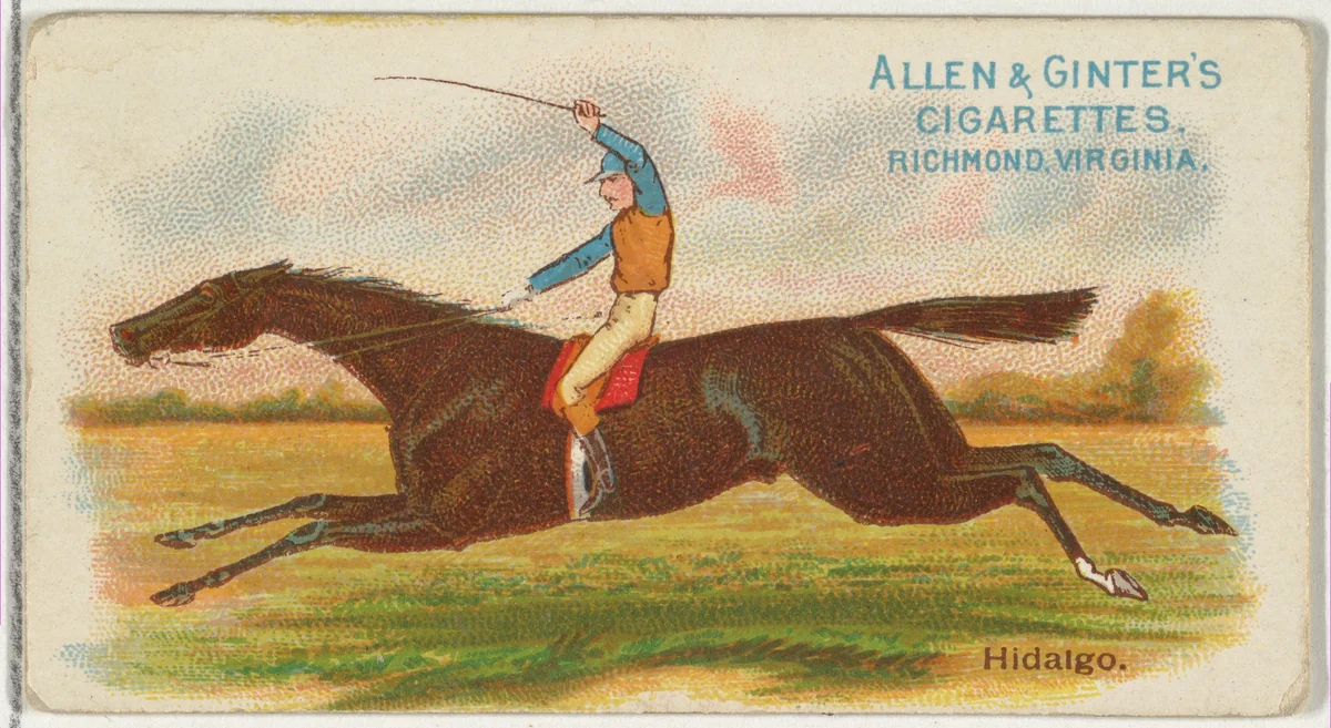 Hidalgo, from The World's Racers series (N32) for Allen & Ginter Cigarettes by Allen & Ginter, print, 1888