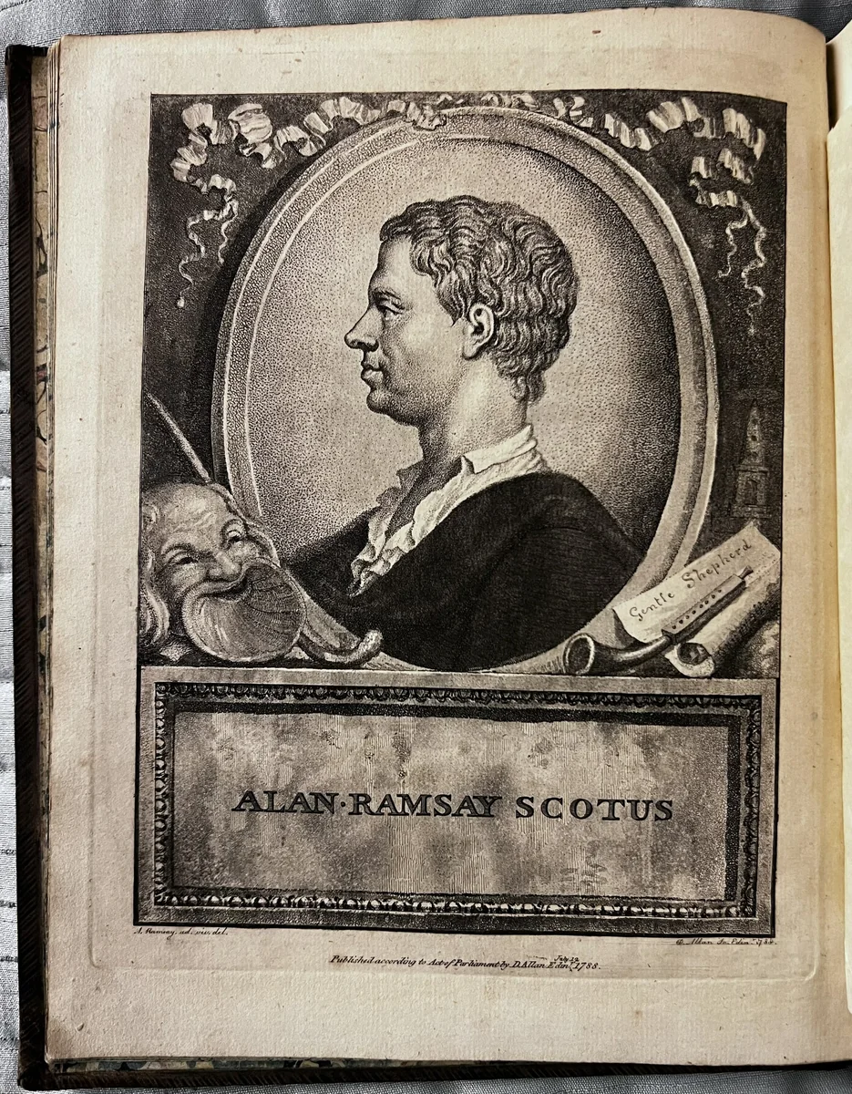 The Gentle Shepherd: a Pastoral Comedy by Allan Ramsay, book, 1788