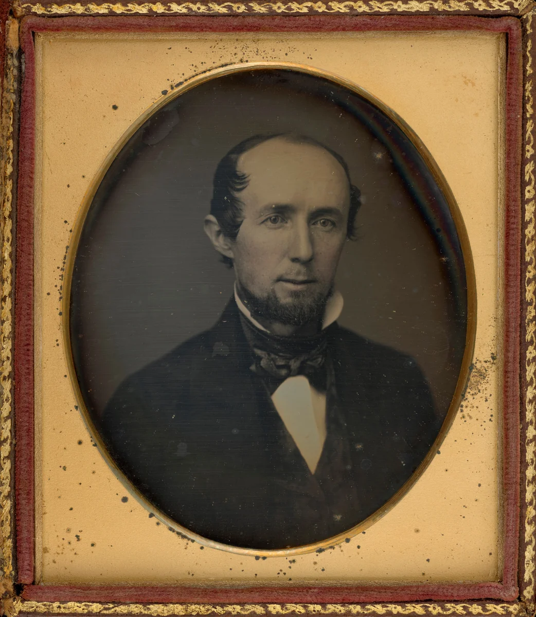 Portrait of a Man by Marcus Root, photograph, 1843-1853
