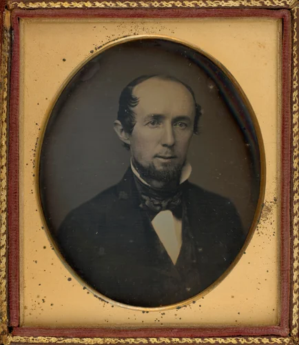 Portrait of a Man by Marcus Root, photograph, 1843-1853