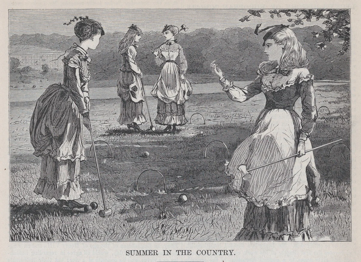 Summer in the Country (from "Appleton's Journal," Vol. I) by Winslow Homer, print, 1869