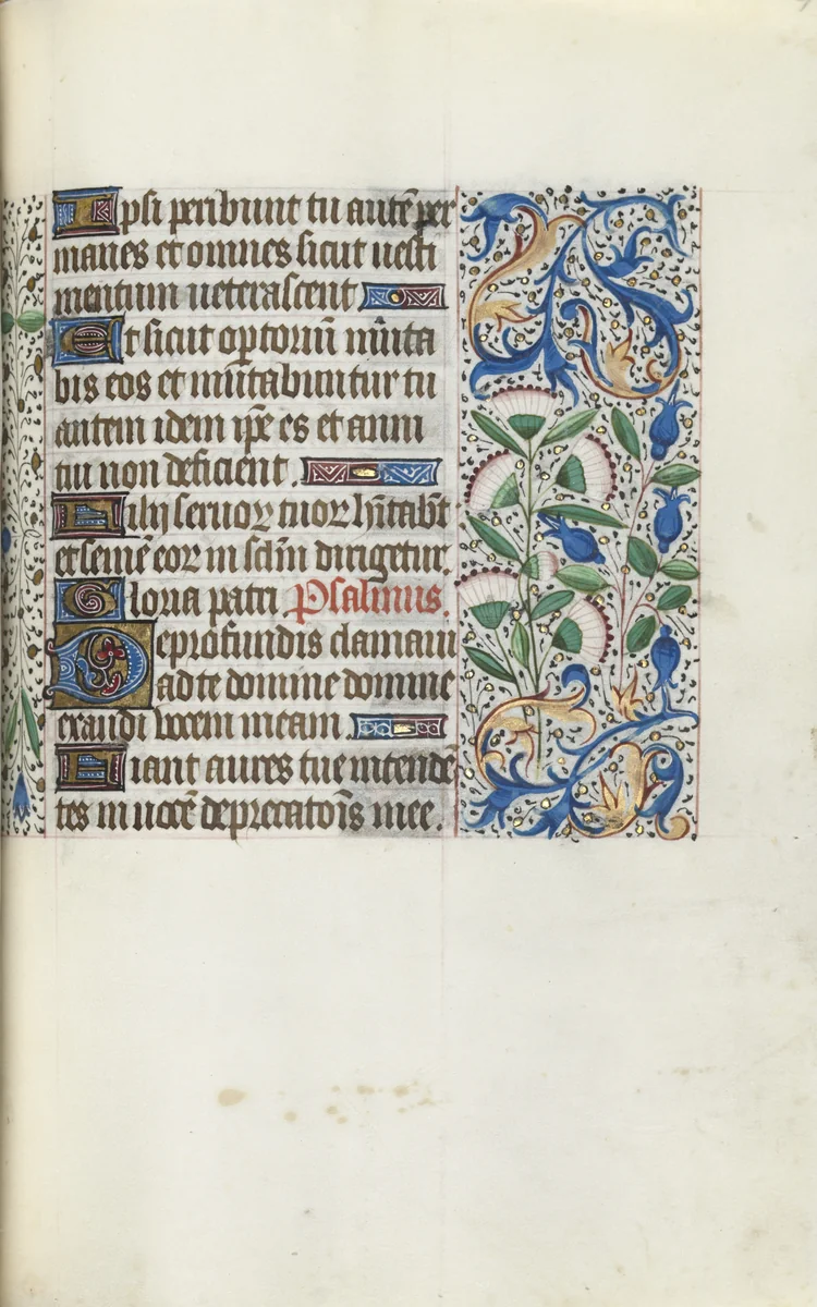 Book of Hours (Use of Rouen): fol. 90r by Master of the Geneva Latini, book, 1465-1475