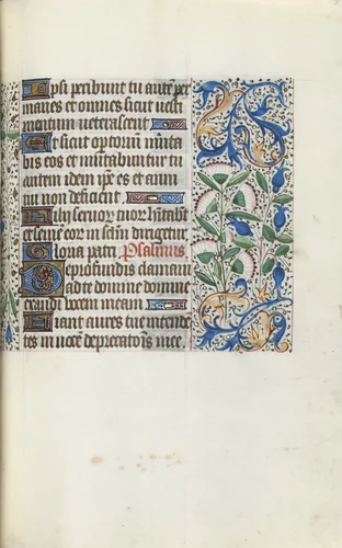 Book of Hours (Use of Rouen): fol. 90r by Master of the Geneva Latini, book, 1465-1475
