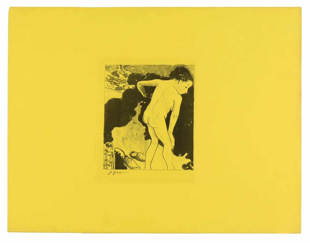 Breton Bathers, from the Volpini Suite by Paul Gauguin, print, 1889