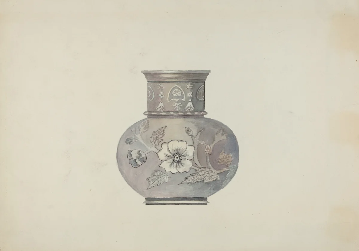 Pewter Spoon Holder by Beulah Bradleigh, index of american design, 1937