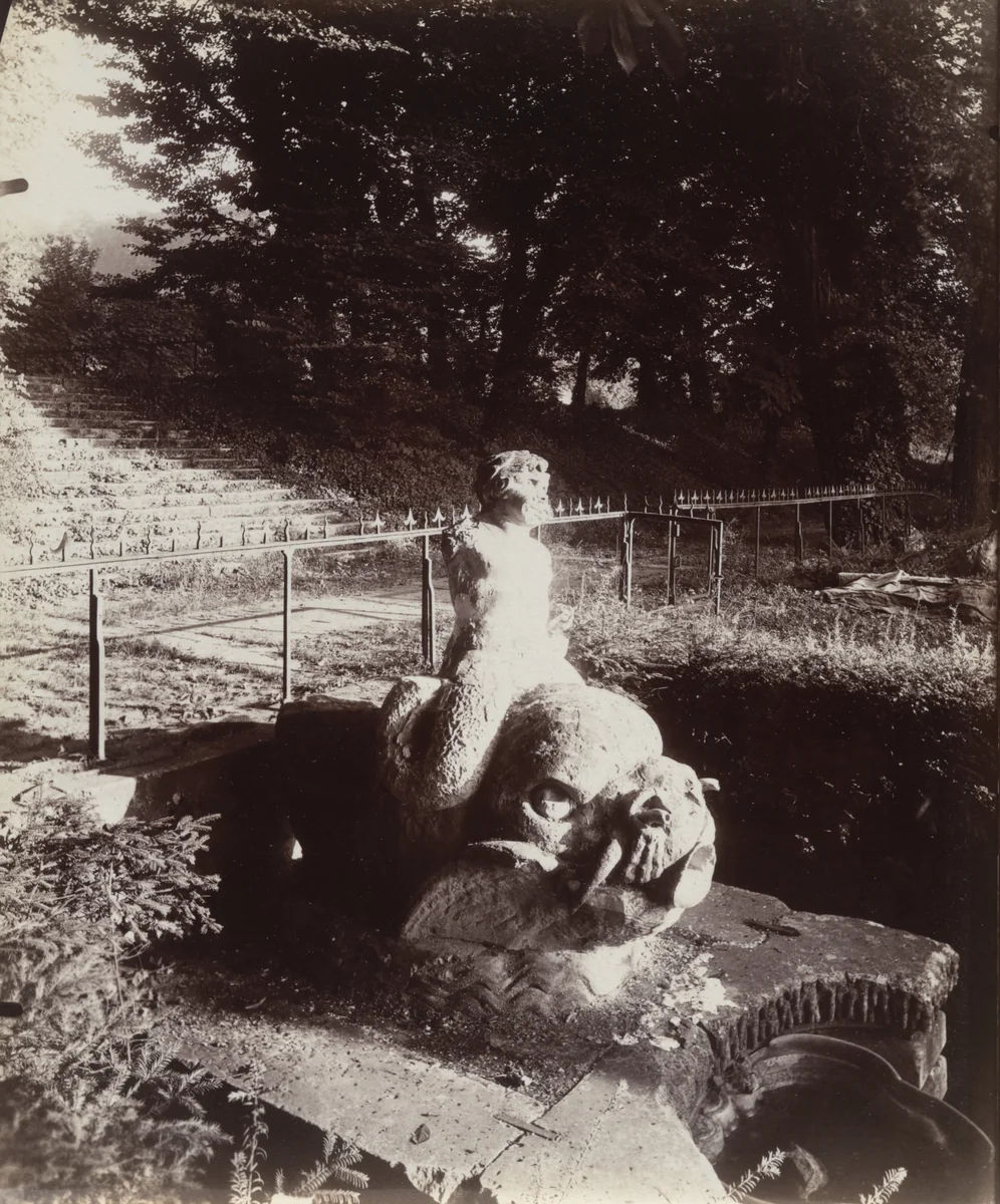 Saint-Cloud (cascade) by Eugène Atget, photograph, 1923