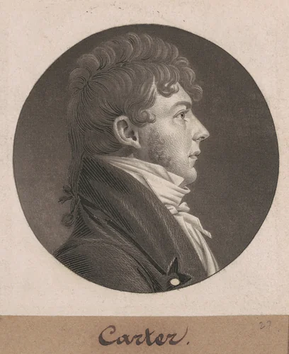 Carter by Charles B. J. Févret de Saint-Mémin, print, 1804