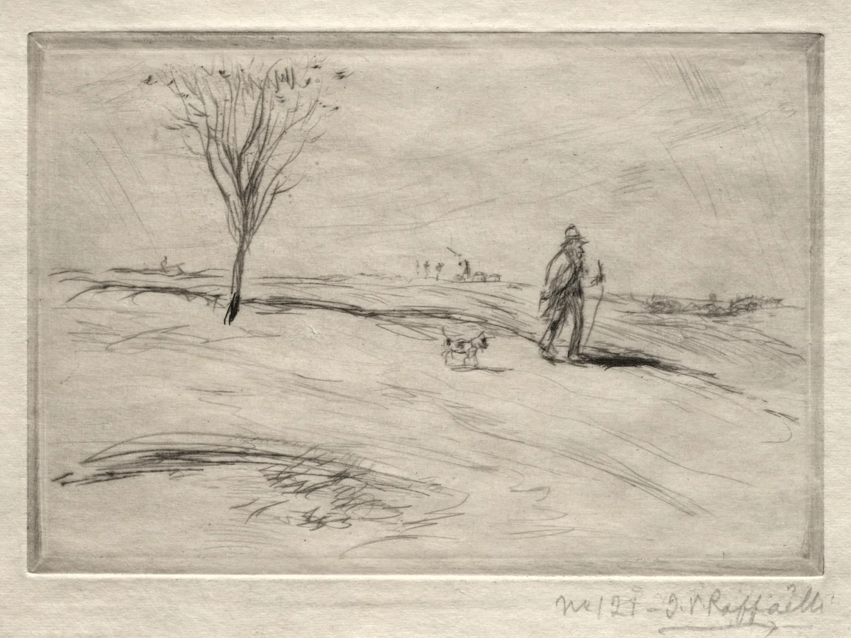 Le Chamineau by Jean-François Raffaëlli, print, 1870-1924