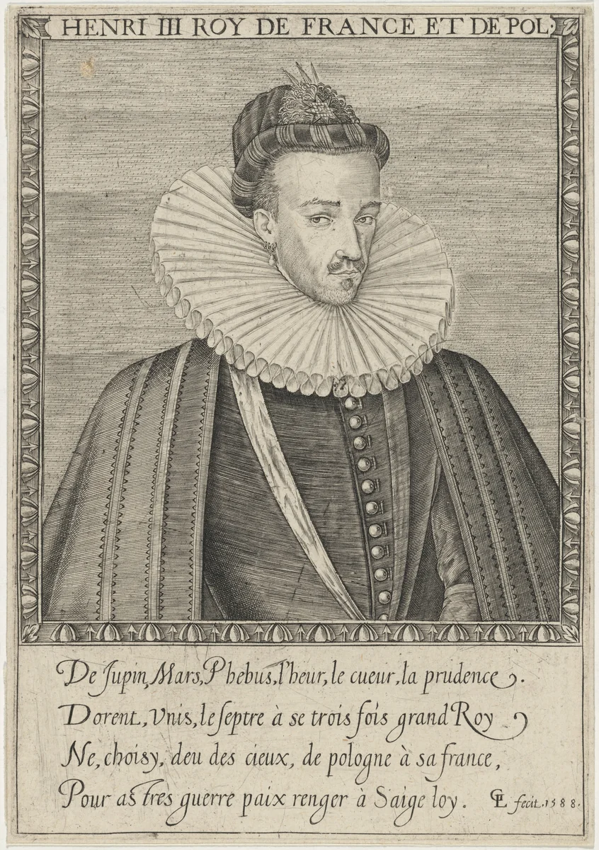 Henry III, Roy de France et de Pol by Unknown 19th Century, print, 1588