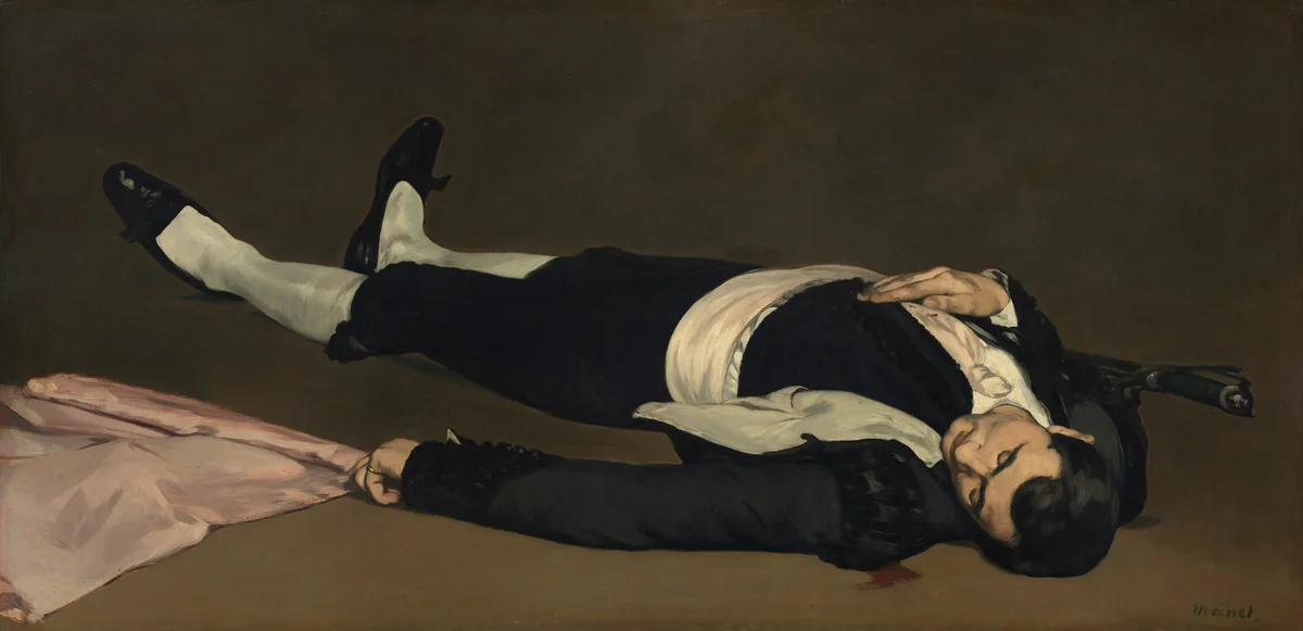 The Dead Toreador by Edouard Manet, painting, 1864
