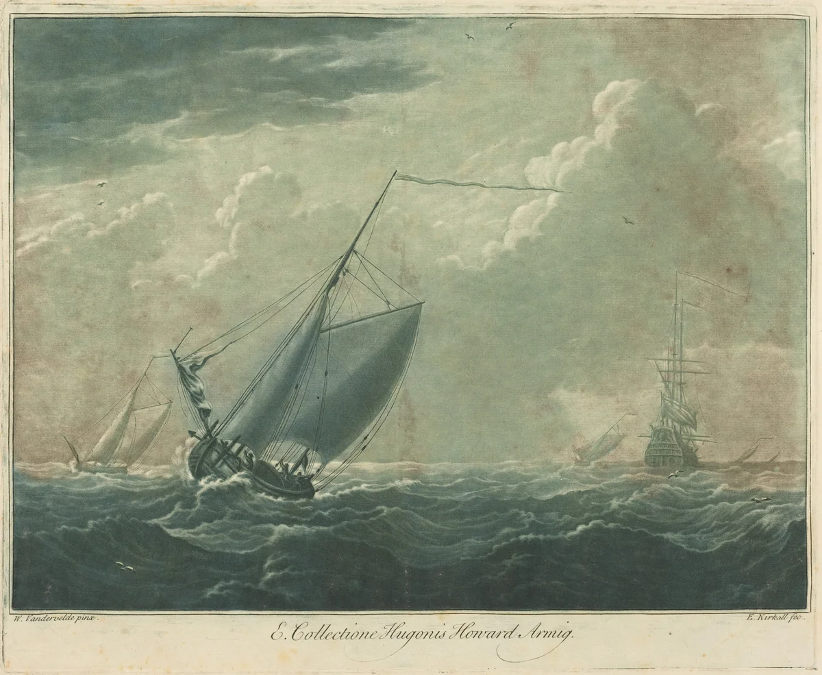 Shipping Scene from the Collection of Hugo Howard by Elisha Kirkall
Willem van de Velde the Elder, portfolio, 1682-1742